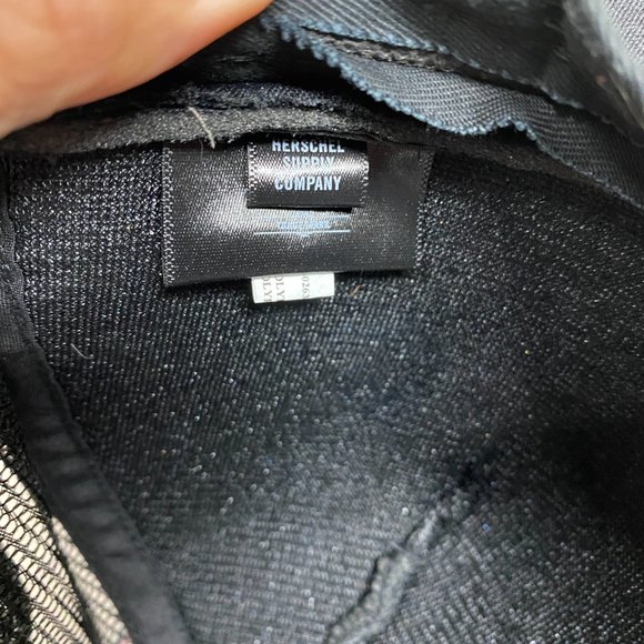 Herschel Hat Cap Snapback Black Trucker Mesh Supply Co. Brand Adjustable - Picture 8 of 11